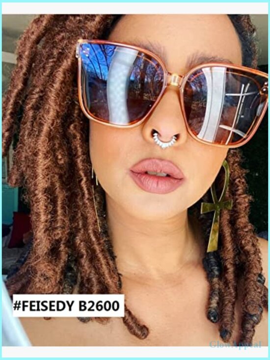 Oversized Polarized Square Sunglasses UV400 Protection outdoor daily main image 5